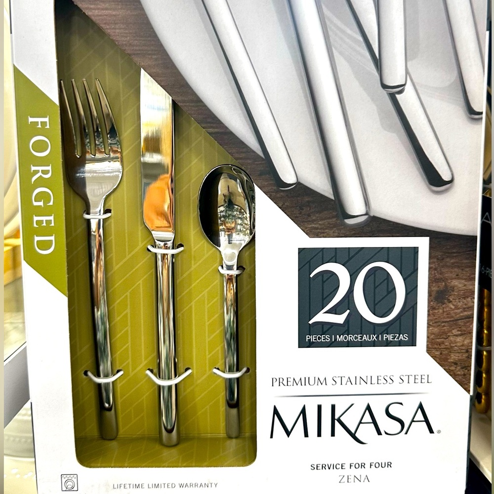 Mikasa Zena Premium Stainless Steel Flatware Set